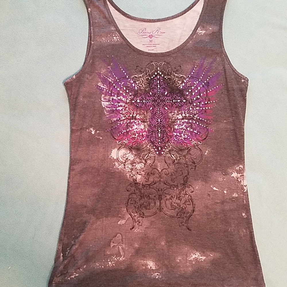 Prairie Rose BEAUTIFUL Sequin Tank